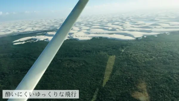 レンソイスのセスナ飛行