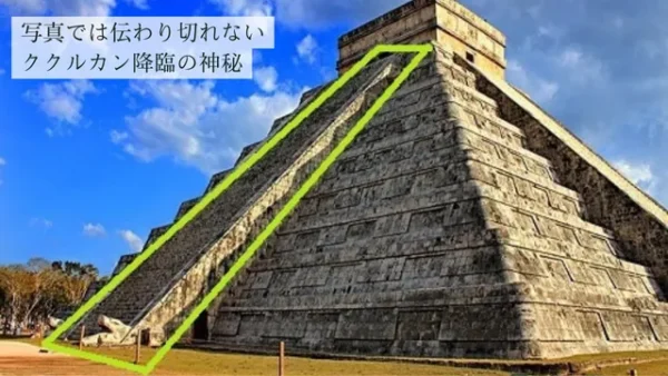 チチェンイッツァ遺跡のククルカン降臨