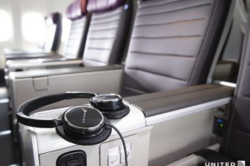 ユナイテッド航空　プレミアムプラス3